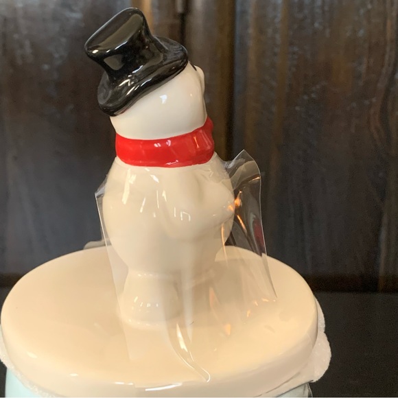 Rae Dunn JOLLY HAPPY FUN Frosty the Snowman Topper Mug - Picture 8 of 10